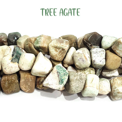 INDIAN TREE AGATE STONE BEADS NATURAL, 12-18 MM APPROX SOLD PER LINE 14 INCHES LONG, APPROX 30-32 BEADS.