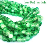 8MM NATURAL ROUND JADE AGATE BEADS SEMI PRECIOUS GEMSTONE BEADS FOR JEWELRY MAKING 15 INCH (47-50 PCS) SOLD BY PER LINE/STRING PACK