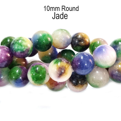 NATURAL ONYX FACETED ROUND BEADS STRANDS, COLORFUL, 10MM, HOLE: 1MM, ABOUT 37~38PCS/STRAND