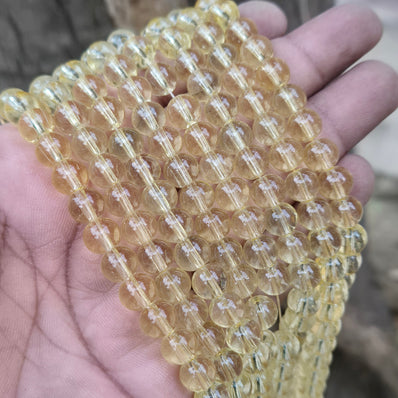 1 STRAND/ LINE, 8 MM ROUND IMITATION JADE GLASS BEADS STRANDS, HOLE: 1.1~1.3MM, ABOUT 100 PCS/STRAND, 31.4INCHES NO RETURN OR EXCHANGE DUE TO SPRAY PAINTED BAKED BEADS