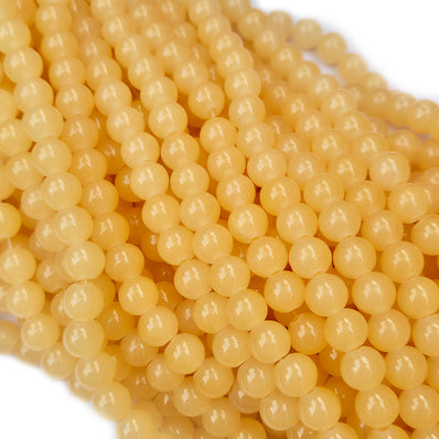 1 STRAND/ LINE, 8 MM ROUND IMITATION JADE GLASS BEADS STRANDS, HOLE: 1.1~1.3MM, ABOUT 100 PCS/STRAND, 31.4INCHES NO RETURN OR EXCHANGE DUE TO SPRAY PAINTED BAKED BEADS