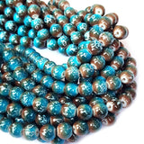 PER LINE, 8MM SIZE JADE REPLICA FINE QUALITY OF GLASS BEADS FOR JEWELRY MAKING, APPROX 48~51 BEADS