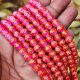 PER LINE, 8MM SIZE JADE REPLICA FINE QUALITY OF GLASS BEADS FOR JEWELRY MAKING, APPROX 48~51 BEADS