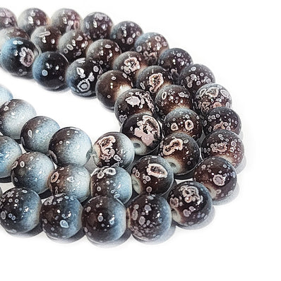 PER LINE, 8MM SIZE JADE REPLICA FINE QUALITY OF GLASS BEADS FOR JEWELRY MAKING, APPROX 48~51 BEADS
