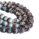 PER LINE, 8MM SIZE JADE REPLICA FINE QUALITY OF GLASS BEADS FOR JEWELRY MAKING, APPROX 48~51 BEADS