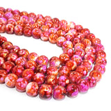 PER LINE, 8MM SIZE JADE REPLICA FINE QUALITY OF GLASS BEADS FOR JEWELRY MAKING, APPROX 48~51 BEADS