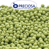 Preciosa Czech Glass Seed Beads 6/0 Size (4mm) Sold Per pack of 20 Grams, Pale Green Color