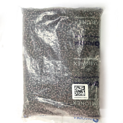 Preciosa Czech Glass Seed Beads 6/0 Size (4mm) Sold Per pack of 20 Grams, Purple Silver Line Color