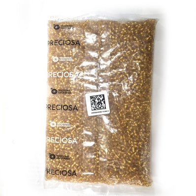 Preciosa Czech Glass Seed Beads 6/0 Size (4mm) Sold Per pack of 20 Grams, Gold Silver line color