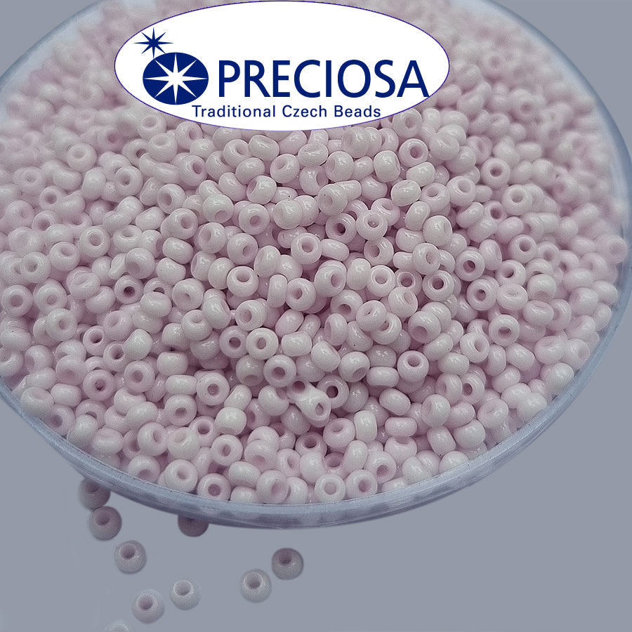 Preciosa Czech Glass Seed Beads 11/0 Size (2mm) Sold Per pack of 20 Grams, Light Lavender Color