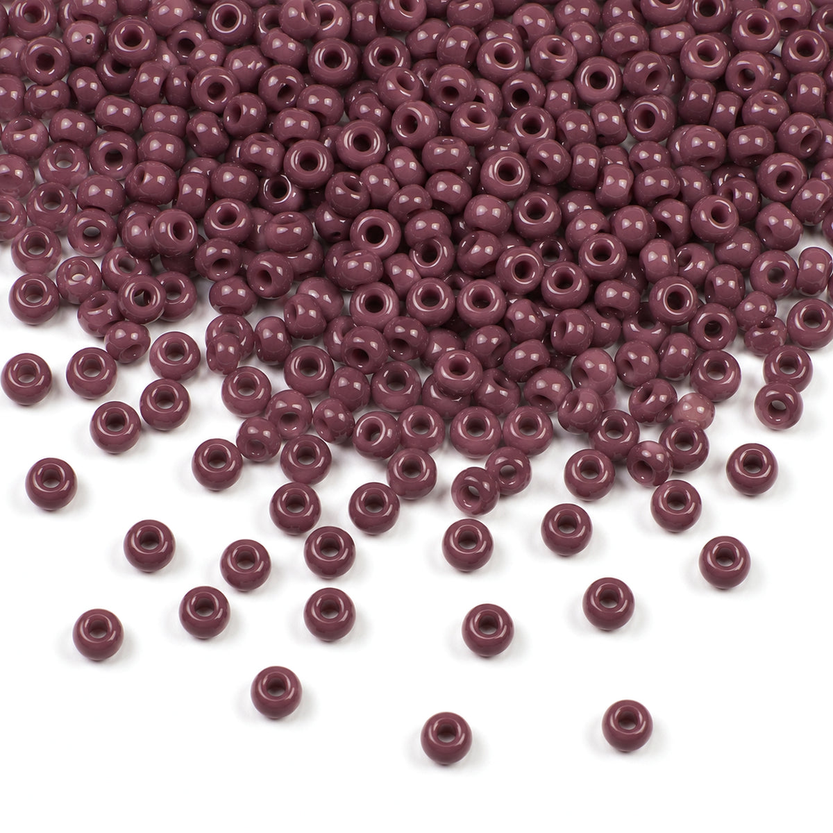 Preciosa Czech Glass Seed Beads 6/0 Size (4mm) Sold Per pack of 20 Grams, Red Opaque Color