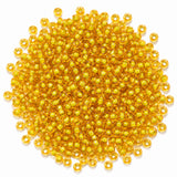 20 grams Pkg. 6/0 Size (approx 4mm) Inside color glass seed beads, Imported from Czech Rep. Matubo Beads, Topaz Brown Color