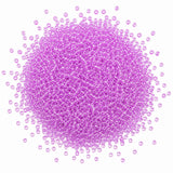 25grams Pkg. 11/0 size (2mm) Inside color Glass seed beads, Matubo Czech Glass Beads, Lavender color
