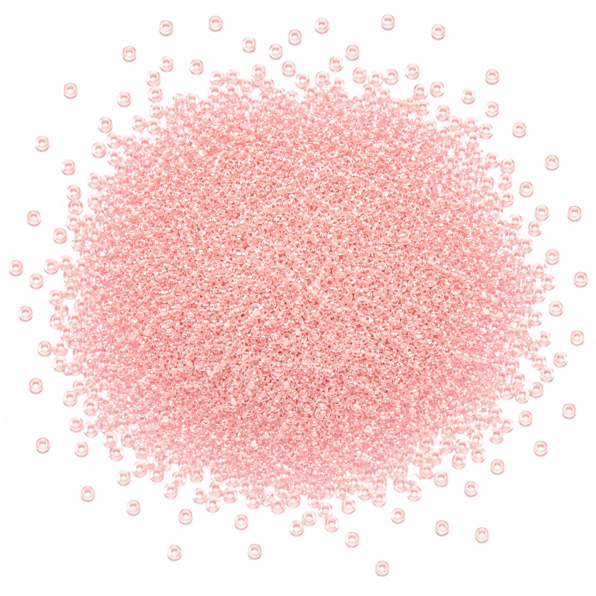 25grams Pkg. 11/0 size (2mm) Inside color Glass seed beads, Matubo Czech Glass Beads, Pink color