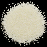 25 grams pkg. 11/0 size (2mm) Whiter Alabaster luster glass seed beads, Matubo Czech Glass Beads