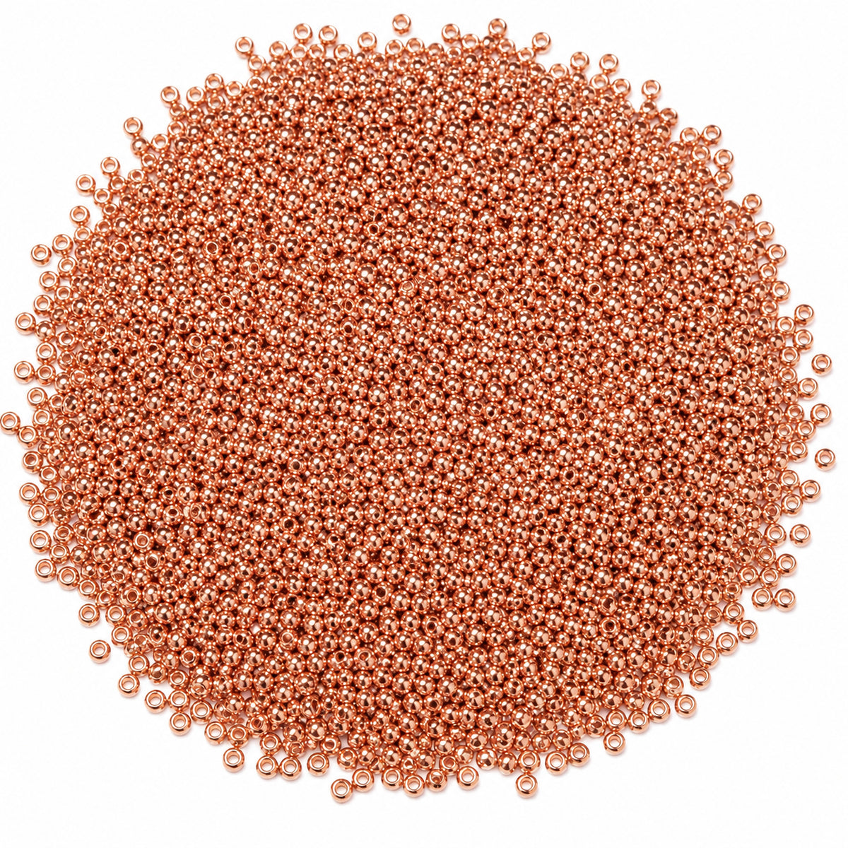 25grams pkg. 11/0 Size (2mm) Dark Rose Gold, Metallic Glass Seed Beads, Matubo Czech Beads