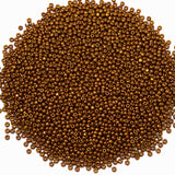 25grams pkg. 11/0 Size (2mm) Metallic Chocolate Bronze, Glass Seed Beads, Matubo Czech Beads