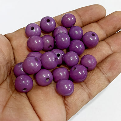 10 Pcs Pack Size about 12mm,Round, Resin Beads