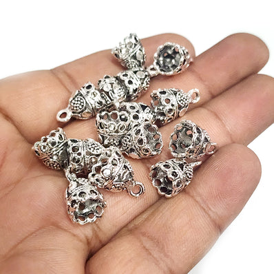 5 PAIR PACK' (10 PIECES) APPROX SIZE' 12x9 MM' SMALL DIY JHUMKA FRAMES