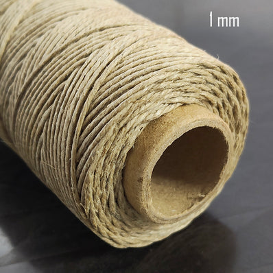 10 METER PACK' 1 MM SIZE' NATURAL JUTE HEMP CORD