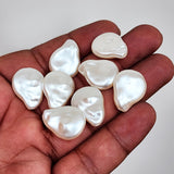 20 PIECES PACK' BAROQUE ACRYLIC COTTON PEARLS BEADS