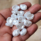 20 PIECES PACK' BAROQUE ACRYLIC COTTON PEARLS BEADS