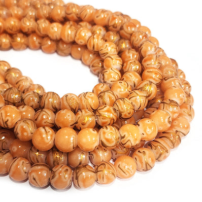 PER LINE, 8MM SIZE JADE REPLICA FINE QUALITY OF GLASS BEADS FOR JEWELRY MAKING, APPROX 48~51 BEADS