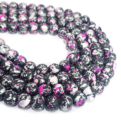 PER LINE, 8MM SIZE JADE REPLICA FINE QUALITY OF GLASS BEADS FOR JEWELRY MAKING, APPROX 48~51 BEADS