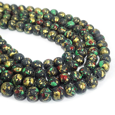 PER LINE, 8MM SIZE JADE REPLICA FINE QUALITY OF GLASS BEADS FOR JEWELRY MAKING, APPROX 48~51 BEADS