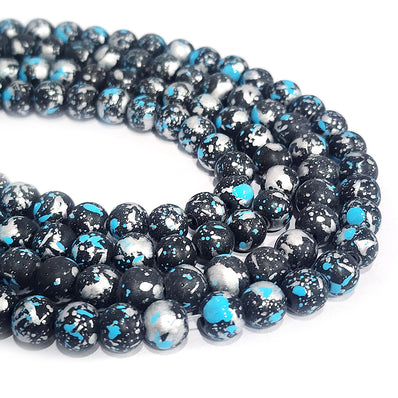 PER LINE, 8MM SIZE JADE REPLICA FINE QUALITY OF GLASS BEADS FOR JEWELRY MAKING, APPROX 48~51 BEADS