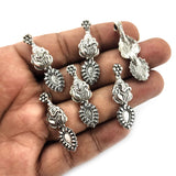 36mm Long, Kolhapuri Metal Beads Sold Per Pack of 10 Pcs Pack