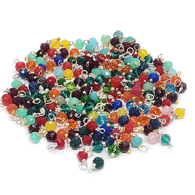 MIX LOREAL CHARMS FOR JEWELRY MAKING ADORNMENT PACK OF 18-20 GRAMS 120 PLUS PIECES