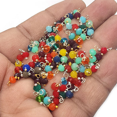 MIX LOREAL CHARMS FOR JEWELRY MAKING ADORNMENT PACK OF 18-20 GRAMS 120 PLUS PIECES