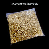 FACTORY OVERTSOCK' 1440 PIECES PACK 12MM GOLD POLISHED LOBSTER USED IN DIY JEWELLERY AND ACESSORY MAKING