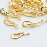 5 PIECES PACK' 18 K GOLD LOBSTER HINGE CLASP