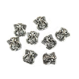10 Pcs Pkg. Ganesha Beads Charms for Jewellery Making in size about 10mm