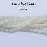 Cats Eye Monalisa Beads Tube Shape in size about 6x4mm, Sold Per line about 62 beads