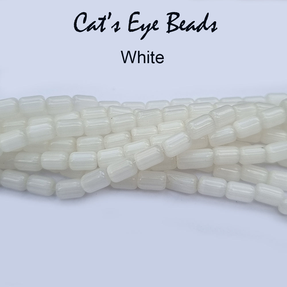 Cats Eye Monalisa Beads Tube Shape in size about 6x4mm, Sold Per line about 62 beads
