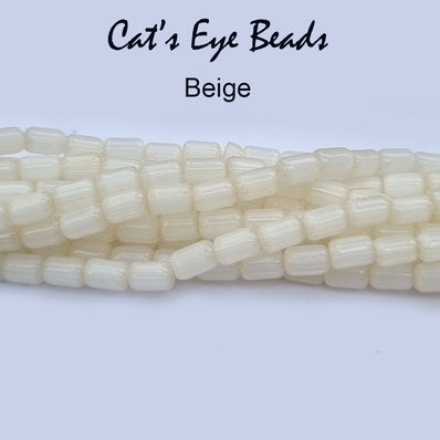 Cats Eye Monalisa Beads Tube Shape in size about 6x4mm, Sold Per line about 62 beads