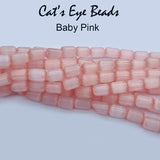 Cats Eye Monalisa Beads Tube Shape in size about 6x4mm, Sold Per line about 62 beads