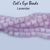 Cats Eye Monalisa Beads Tube Shape in size about 6x4mm, Sold Per line about 62 beads