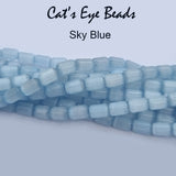 Cats Eye Monalisa Beads Tube Shape in size about 6x4mm, Sold Per line about 62 beads