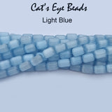 Cats Eye Monalisa Beads Tube Shape in size about 6x4mm, Sold Per line about 62 beads