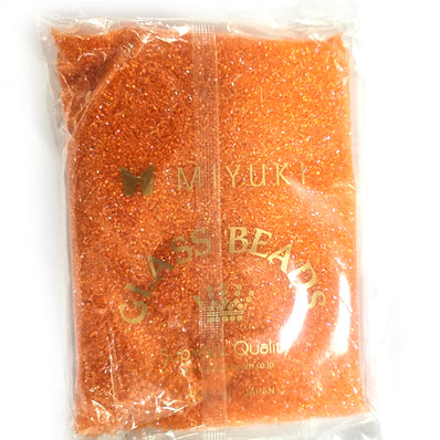 Japanese Miyuki seed beads Tube Delica Sold Per Pack of 10 grams, Orange color