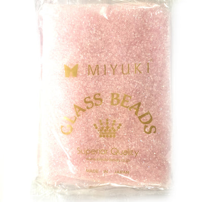 Japanese Miyuki seed beads Tube Delica Sold Per Pack of 10 grams, Pink Color