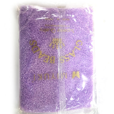 Japanese Miyuki seed beads Tube Delica Sold Per Pack of 10 grams, Lavender Color