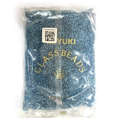 Japanese Miyuki seed beads Tube Delica Sold Per Pack of 10 grams, Denim Blue color