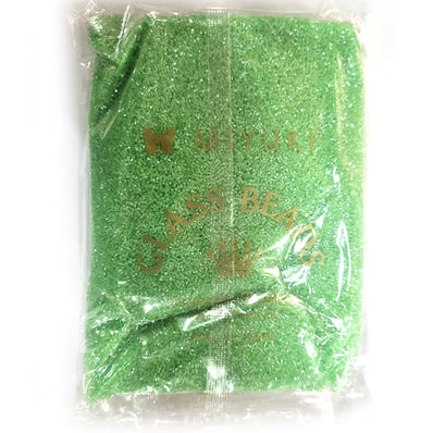 Japanese Miyuki seed beads Tube Delica Sold Per Pack of 10 grams, Green Color