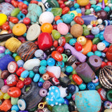 200 GRAMS PACK' ASSORTED PACK OF MIX AND MATCH OPAQUE BEADS