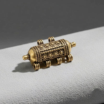 1 PIECES PACK' 20x43mm MM GOLD OXDIZED HOLLOW TABIZ CHARMS